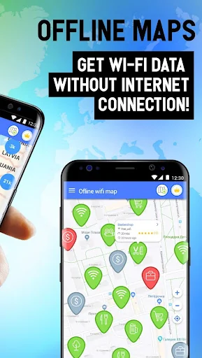 WiFi App: passwords, hotspots screenshot 2