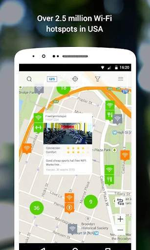 WiFi: passwords, hotspots screenshot 3
