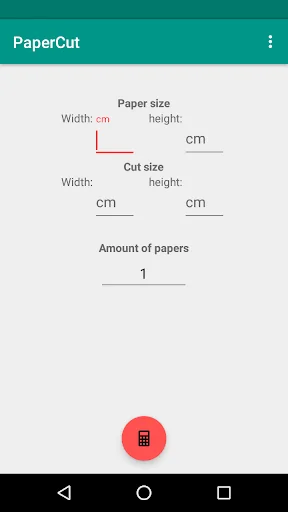 Papercut Cutting Calculator