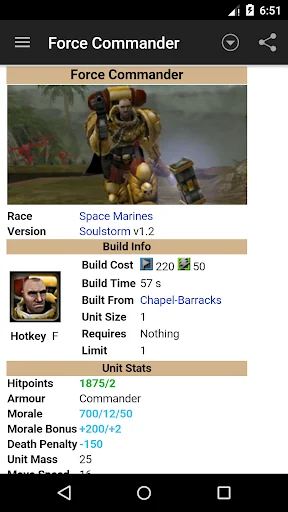 W40K Warhammer Guide screenshot 1