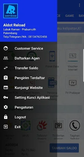Aldot Reload App