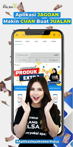APLIKASI KONTER: Tukang Pulsa