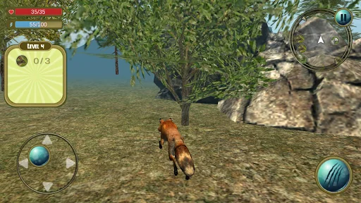 Wild Fox Survival 3d Simulator screenshot 3