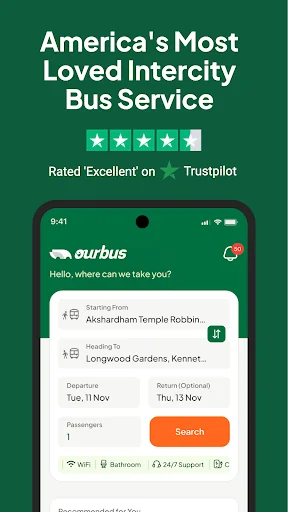 Ride with OurBus App