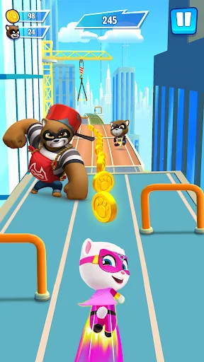 Talking Tom: Hero Dash Run screenshot 1