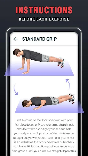Chest Workouts for Men at Home screenshot 4