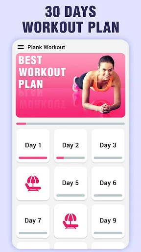 Plank Workout 30‑Day Core Plan screenshot 1