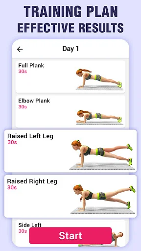 Plank Workout 30‑Day Core Plan screenshot 2