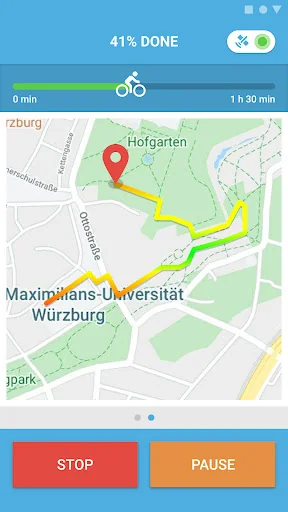 Bike Ride Tracker. Bicycle GPS screenshot 3