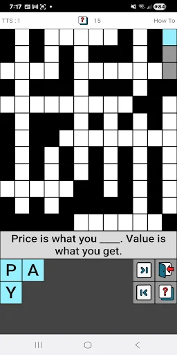 English Quotes Crossword