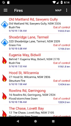 NSWFires