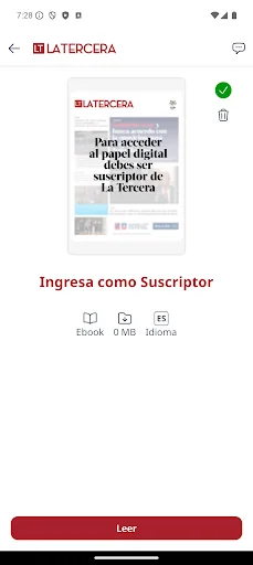 La Tercera EA screenshot 3