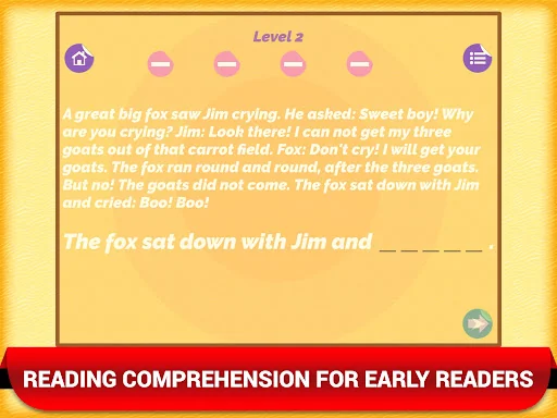 Reading Comprehension Kids App