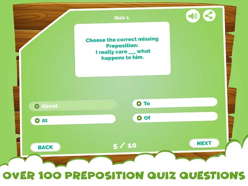 Learn Prepositions Quiz Kids