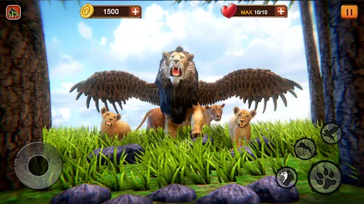 Angry Flying Lion Simulator 3d