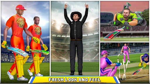 T10 League Cricket Game