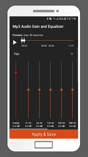 MP3 Audio Gain and Equalizer screenshot 3