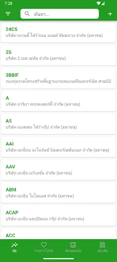 ข้อมูลหุ้นไทย - DooStock
