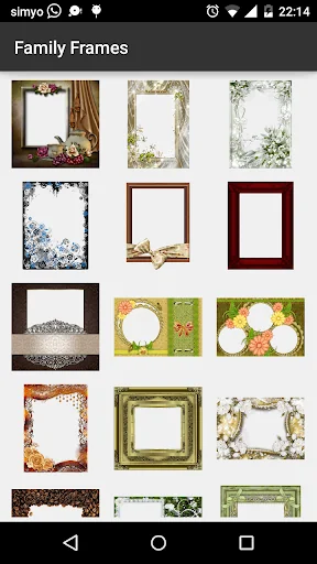 Family photo frames screenshot 2