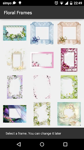 Floral photo Frames screenshot 2