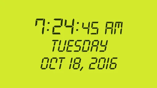 Digital Clock : Bed/Desk Clock screenshot 1