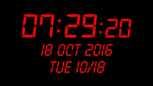 Digital Clock : Bed/Desk Clock screenshot 2