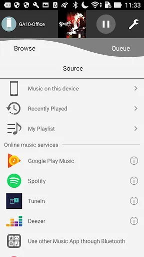 Panasonic Music Control screenshot 3