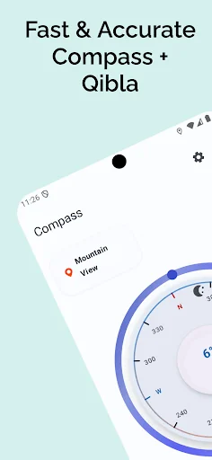 Compass & Qibla: GPS Navigator