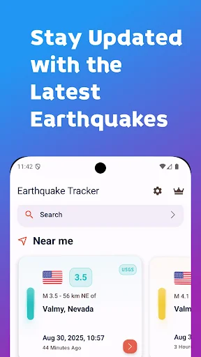 Earthquake App - Tracker, Map