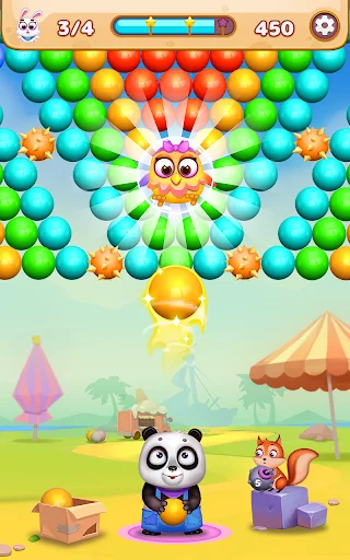 Panda Bubble Shooter Mania screenshot 2