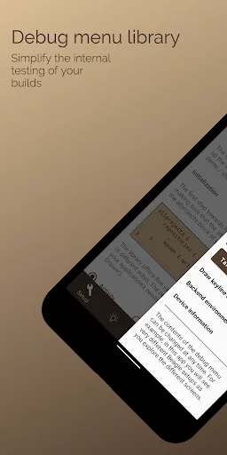 Beagle - Debug menu demo