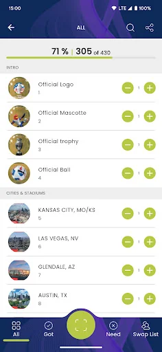 Panini Collectors screenshot 3