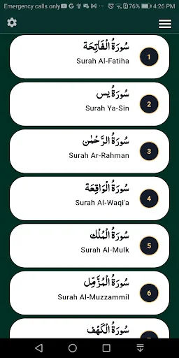 PanjSurah Shareef screenshot 2