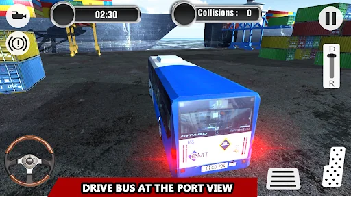 Port Bus Parking Adventure 3D