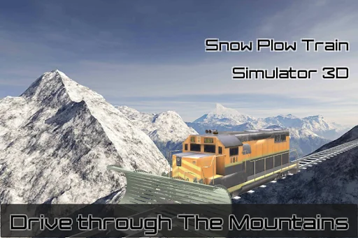 Snow Plowing Train 3D