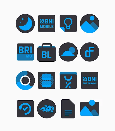 Ocean - Blue Icon Pack