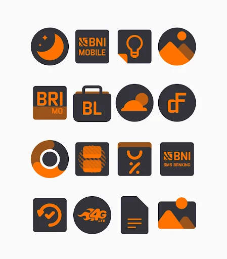 Pumpkin - Orange Icon Pack