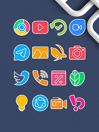 Garis Light - Lines Icon Pack screenshot 1