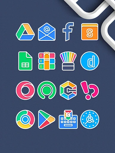 Garis Light - Lines Icon Pack screenshot 2