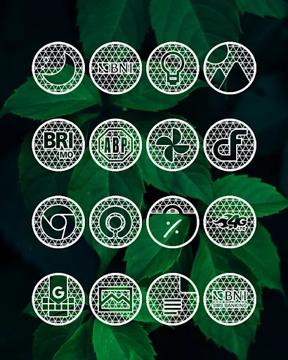 Pixel Net White - Icon Pack