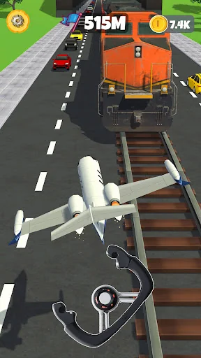 Sling Plane 3D - Sky Crash Jet screenshot 3