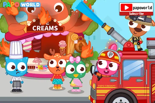 Papo Town Fire Department