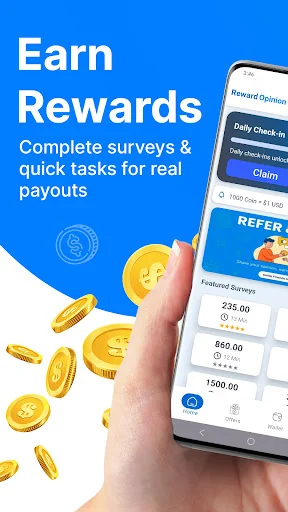 Earn Money App– Surveys & Task screenshot 1