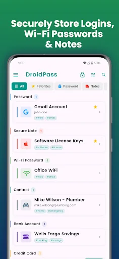 DroidPass Password Manager