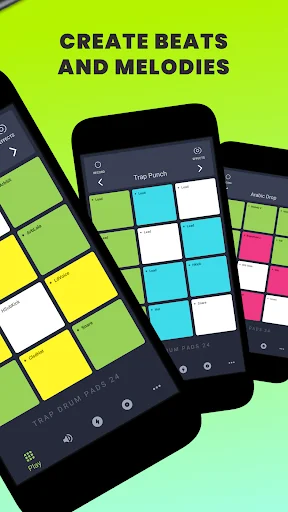 Trap Drum Pads 24 - Make Beats screenshot 2