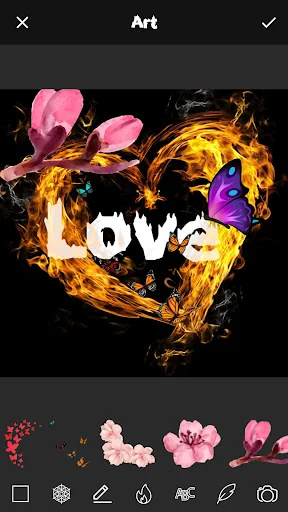 Fire Effect Name Art Maker screenshot 3