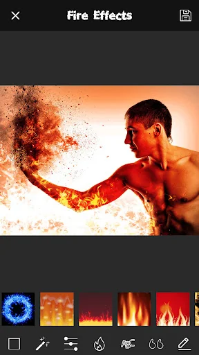 Fire Photo Effects