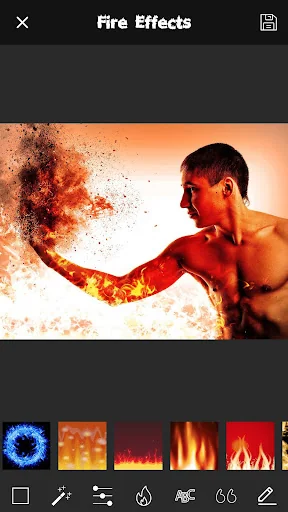 Fire Photo Effects
