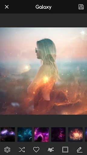 Galaxy Overlay Photo App