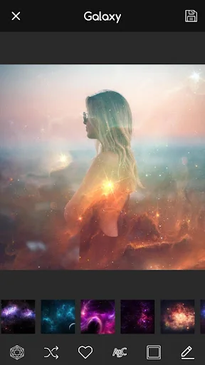 Galaxy Overlay Photo App